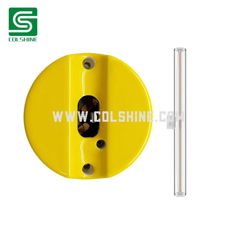 Porcelain S14d lamp holder for Linestra linear lamp